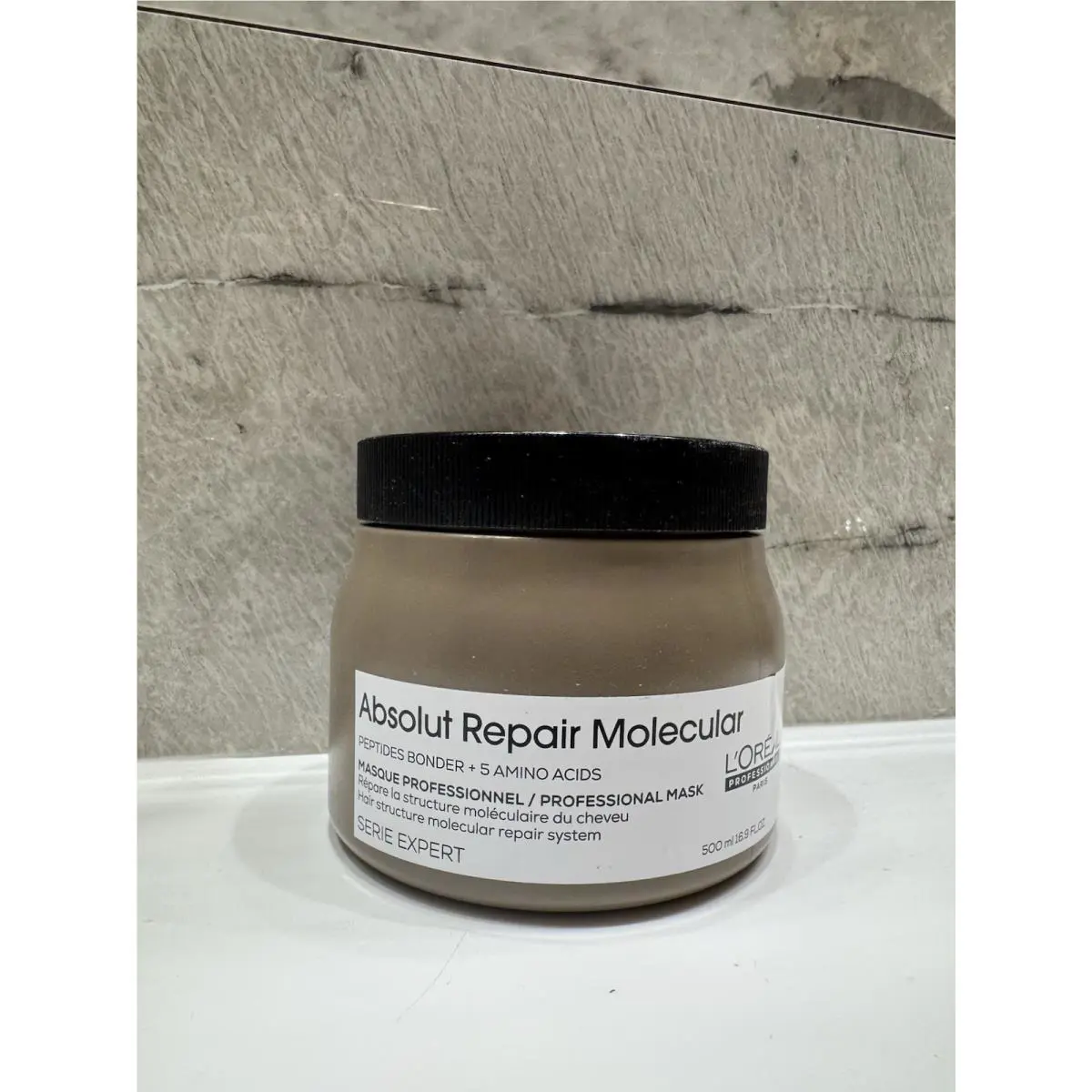 Largest Size . Loreal Serie Expert Absolut Repair Molecular Mask 16.9oz /500ml
