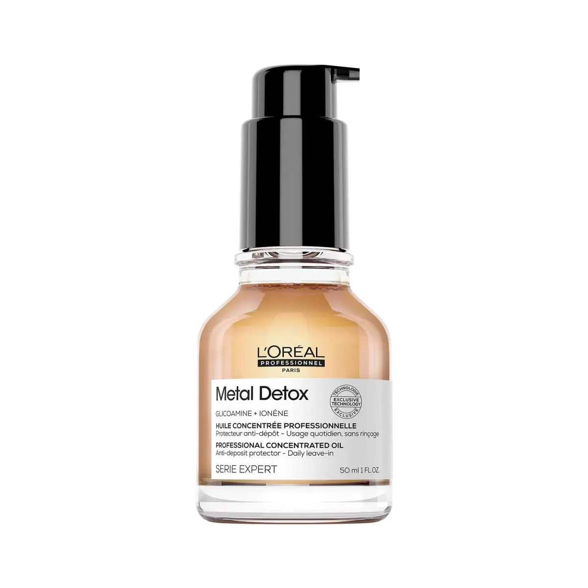 L`oréal Professionnel Metal Detox Leave-in Oil - Heat Protection Color Safe