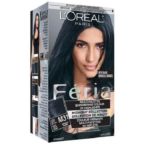 L`oreal Paris Feria Midnight M31 Cool Soft Black Hair Colour by L'Oréal
