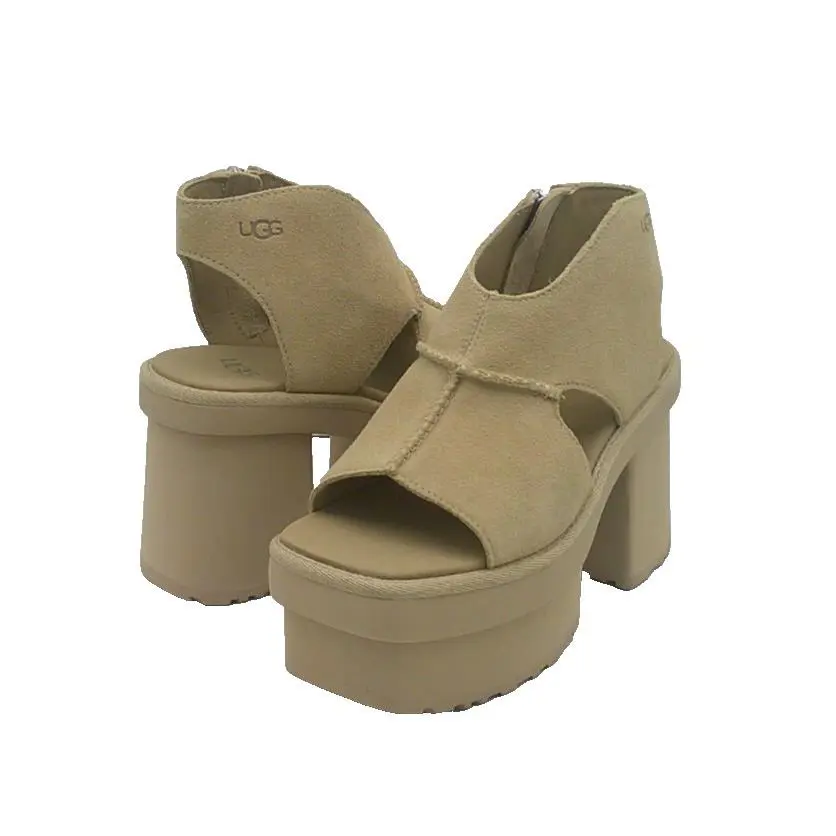 Ugg Heights Platform Women Heels US 9 /uk 7 /eu 40 - Mustard Seed