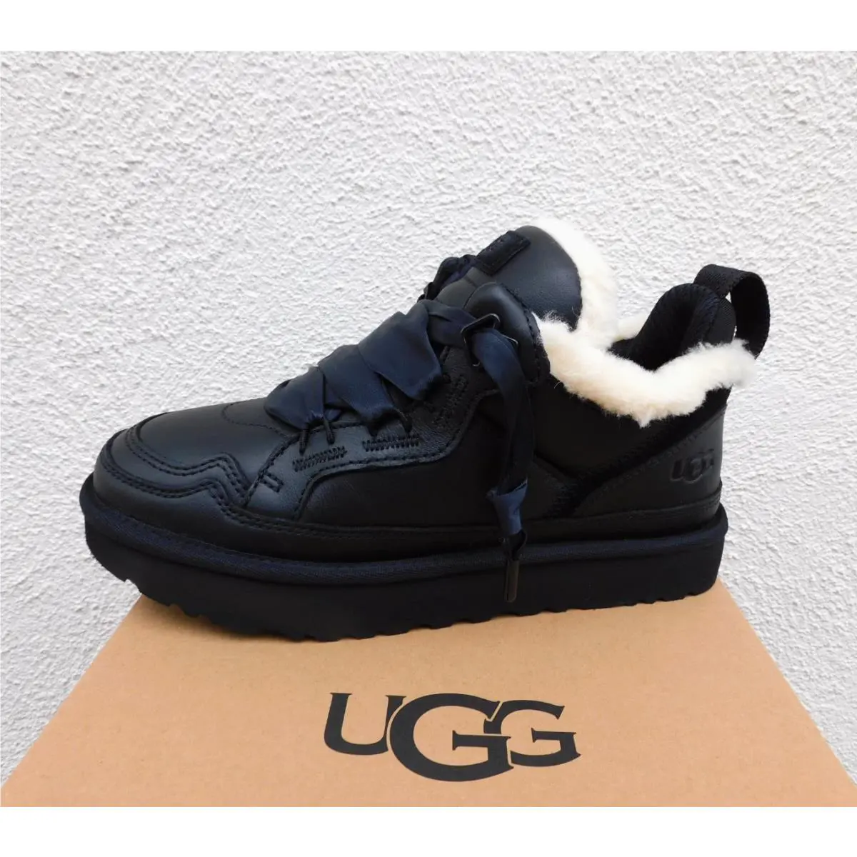 UGG shoes - UGG Lowmel Leather - Lowmel Leather - Black (UPC: 198605270994) 1