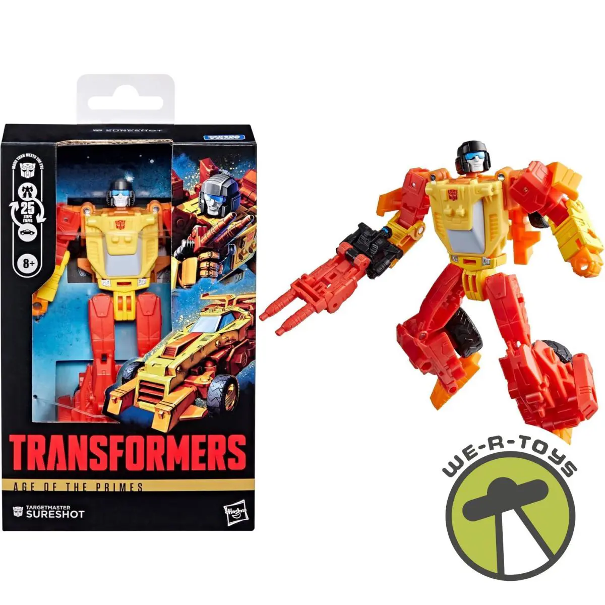 Transformers Age of The Primes Deluxe Class Targetmaster Sureshot Action Figure