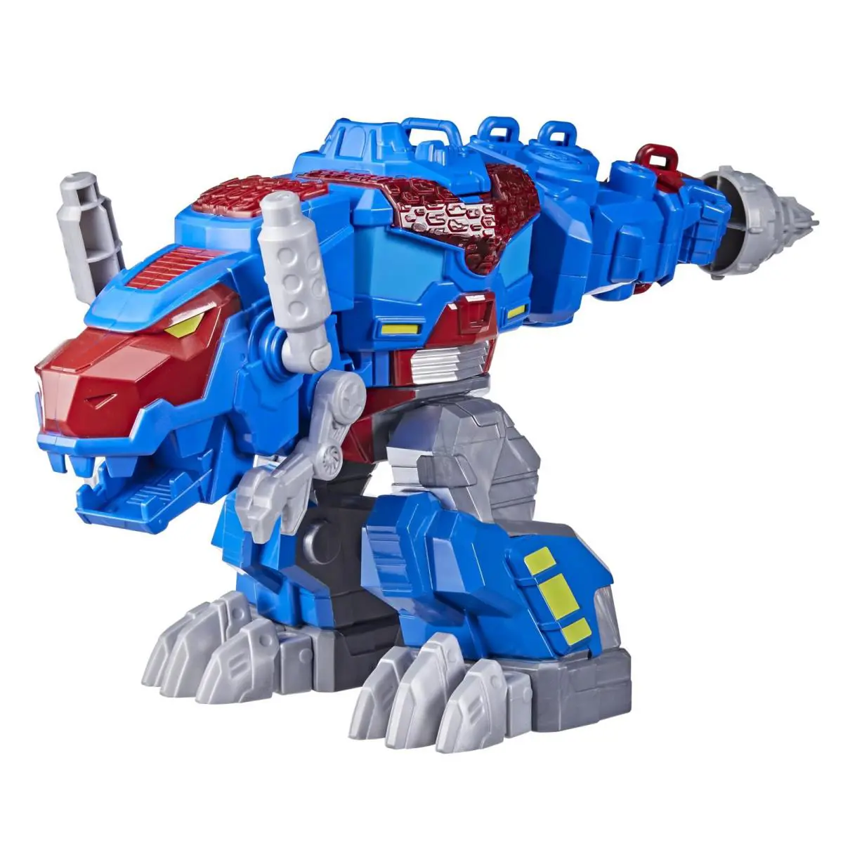 Dinobot Adventures Optimus Converting Toy with Lights and Sounds 9+ Inch