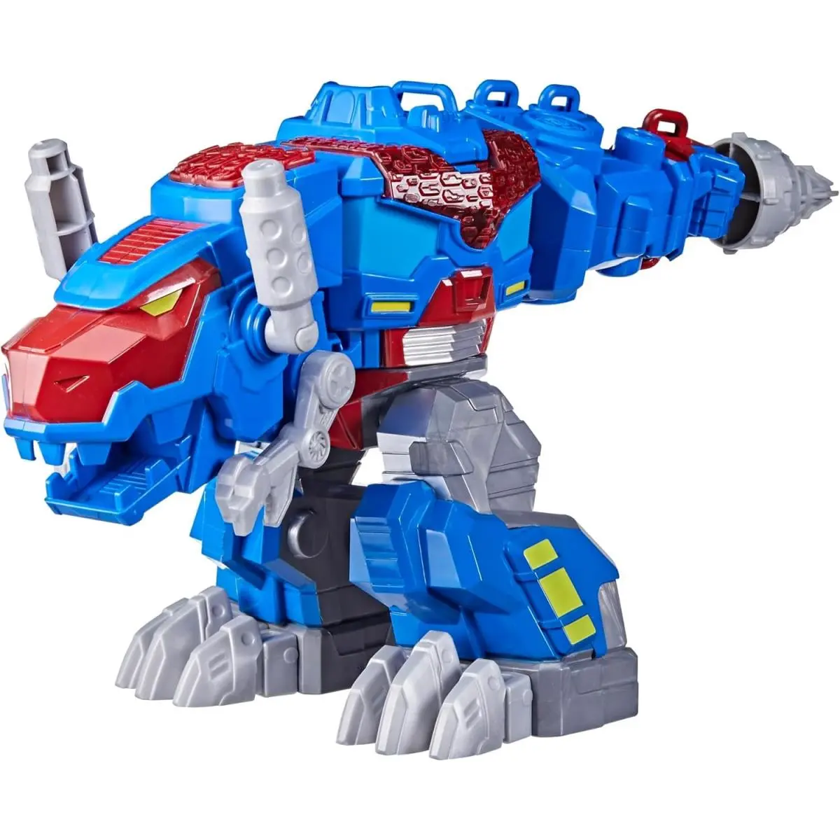 Dinobot Adventures Optimus Converting Toy with Lights and Sounds 9+ Inch