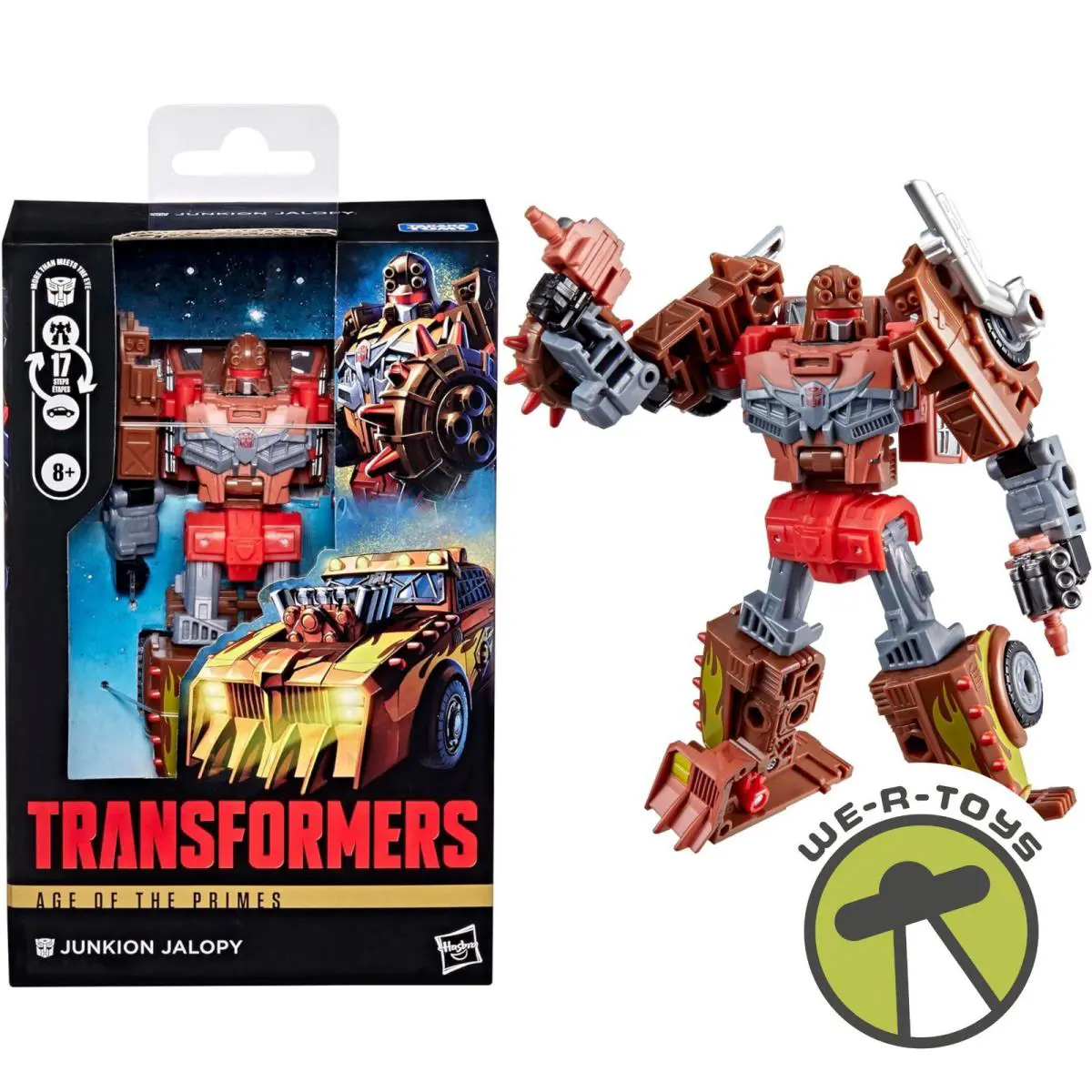 Transformers Age of The Primes Deluxe Class Junkion Jalopy Action Figure Hasbro