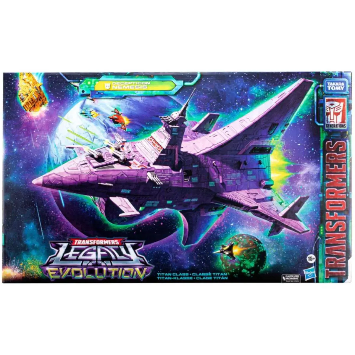 Transformers Legacy Evolution Titan Class Decepticon Nemesis --in Hand