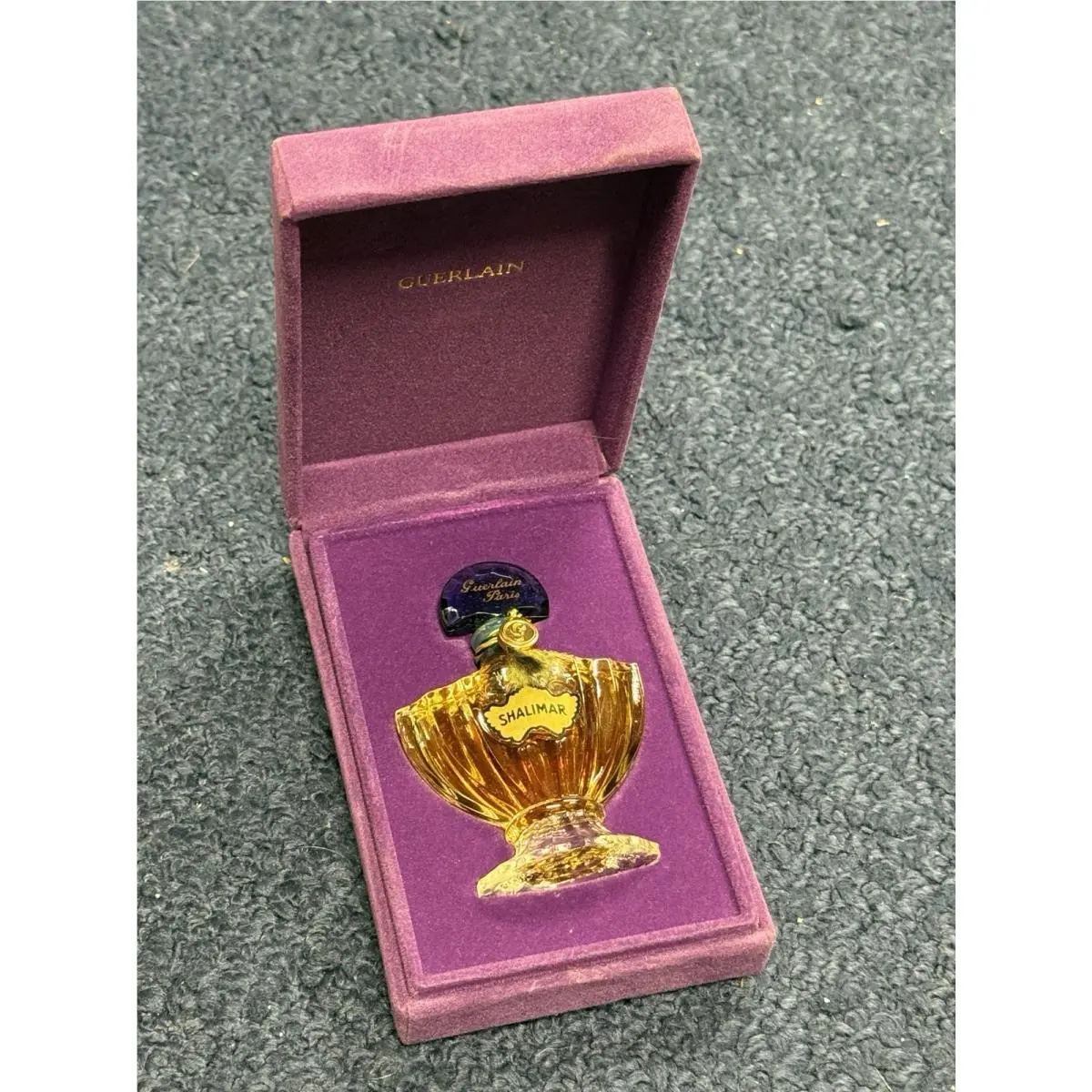 Shalimar by Guerlain Vintage France Perfume Parfum 1/3oz Super Rare Box