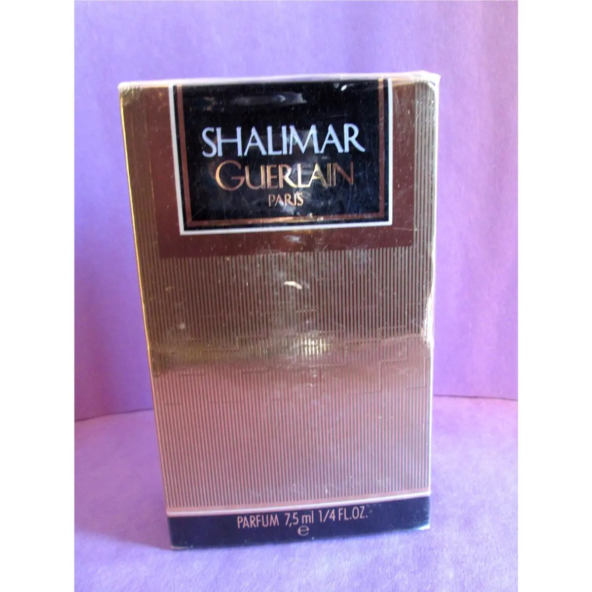 Shalimar Guerlain 1983 Vintage Pure Perfume 7.5 ml .25 oz Box Pre Barcode