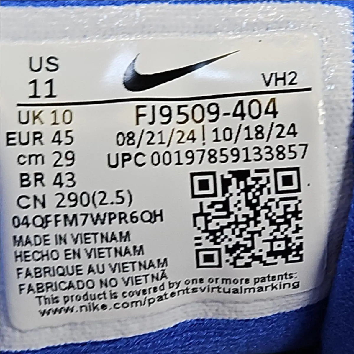Nike shoes - Nike Air Winflo 11 - Air Winflo - FJ9509-404 - LT ARMORY BLUE/BLUE VOID BLEU ARMURE CLR/BLEU NEANT 11