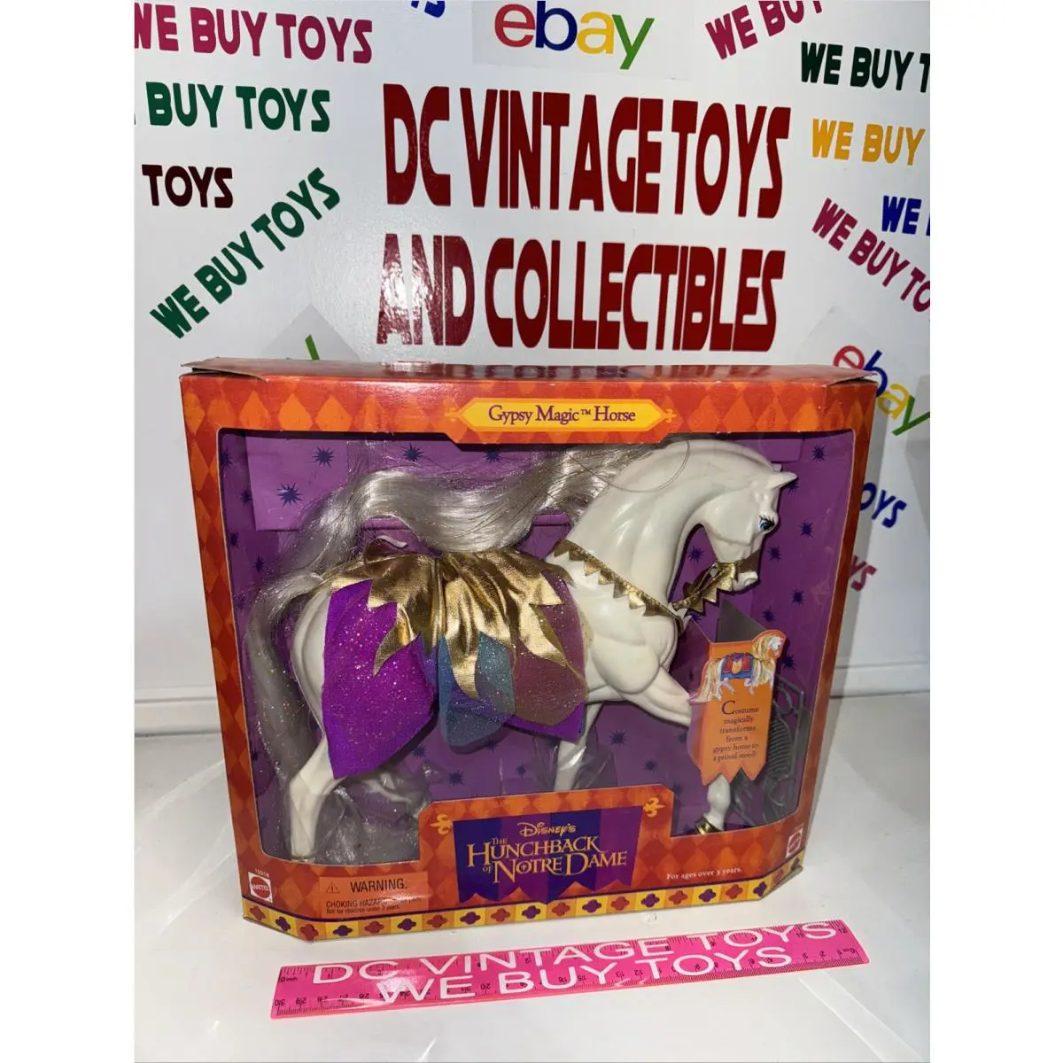 Vtg Toy Gypsy Magic Horse - The Hunchback of Notre Dame Disney Movie Esmeralda