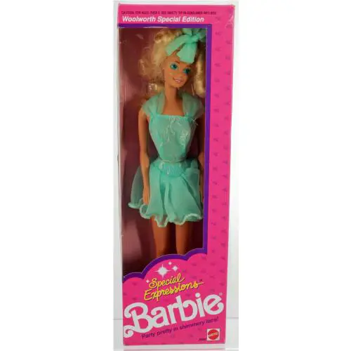 Special Expressions Barbie Doll Woolworth Special Edition 2582 Nrfb 1991 Mattel