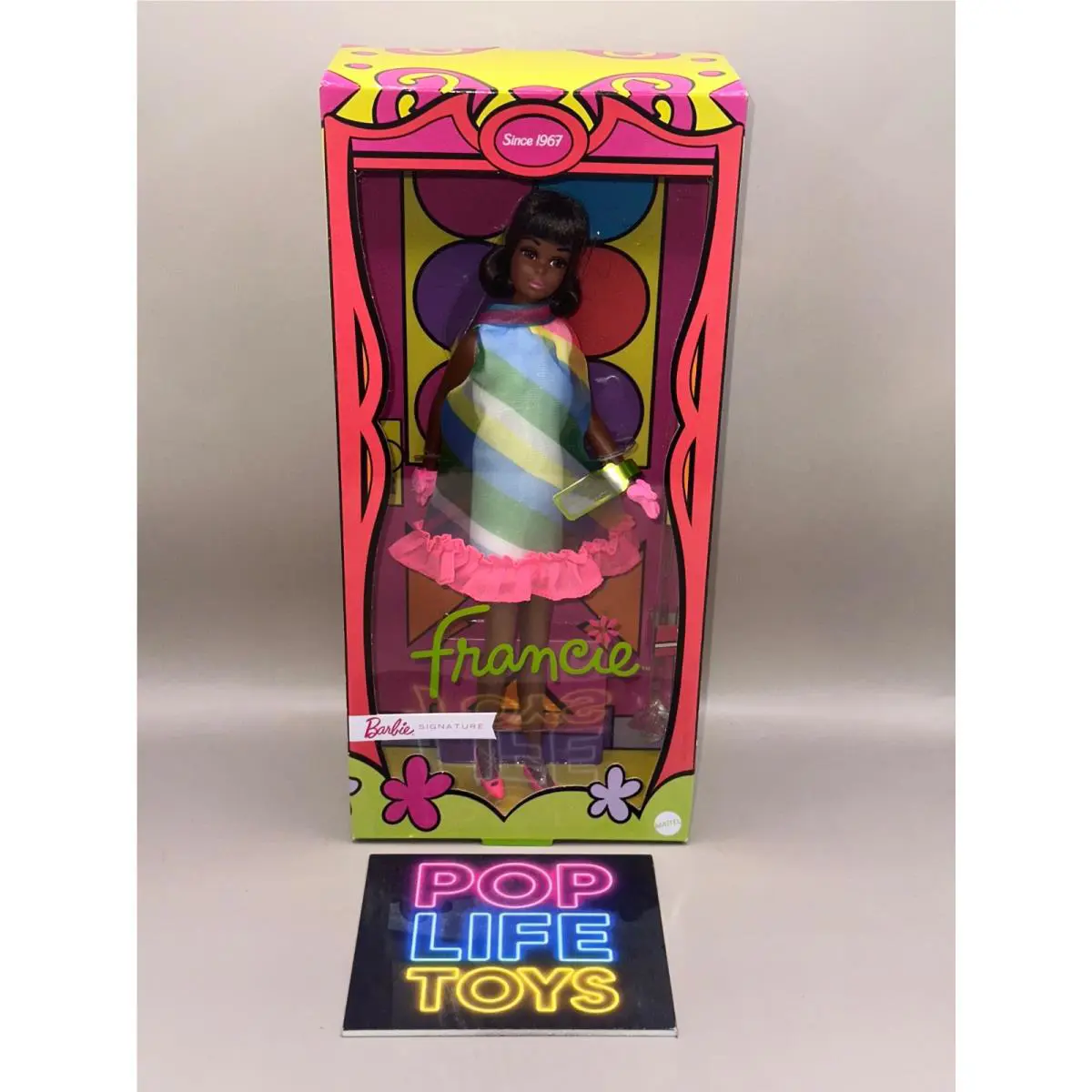 Nrfb Barbie Signature Reproduction 1967 Francie Doll 2022 Mod AA HCB97