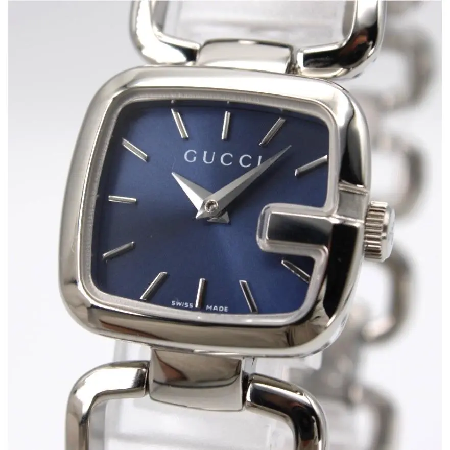 YA125508 G-blue Sunbrushed Dial Ladies Watch 24mmx22.5mm by Gucci