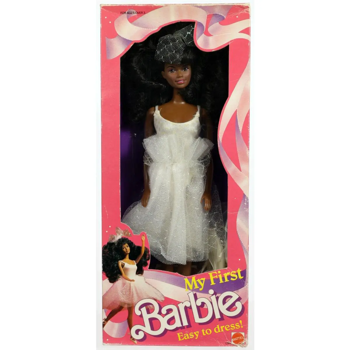 Vintage My First Black Barbie Doll - 1281 Never Removed From Box 1988 by Mattel
