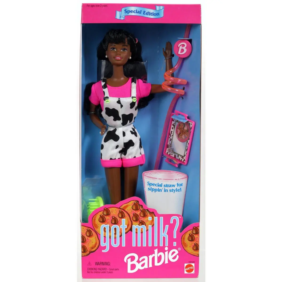 Got Milk Black Barbie Doll Special Edition - 15122 Never Removed From Box 1995