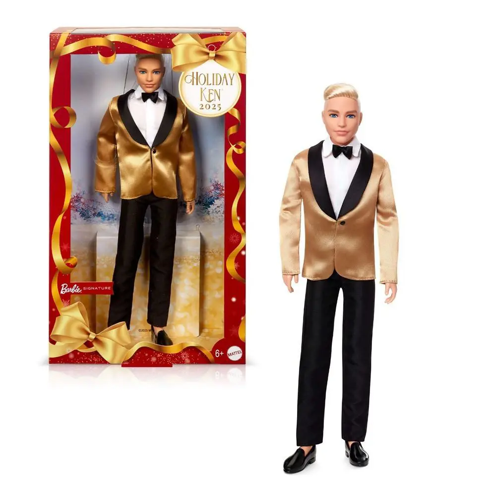 2025 Holiday Ken Doll 4 Nrfb JGK55 Mattel