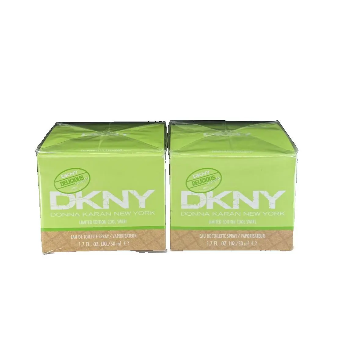 Dkny Limited Edition Cool Swirl Edt Spray 3.4 oz Lot OF 2 1.7 oz +1.7 oz