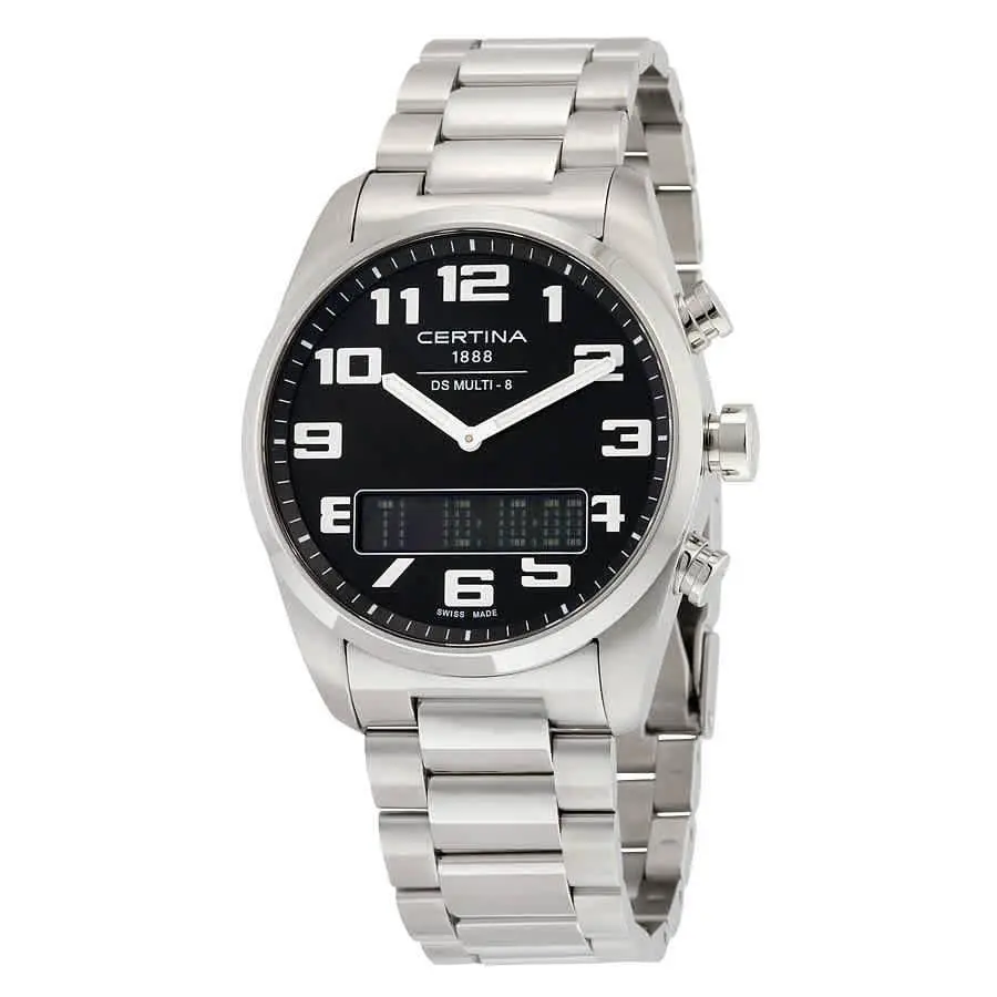 DS Multi-8 Black Dial Men`s Watch C020.419.11.052.01 by Certina