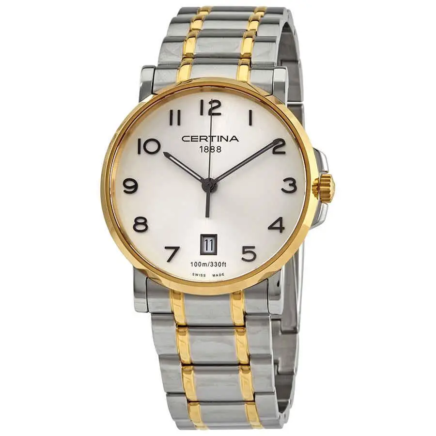 DS Caimano Quartz Silver Dial Men`s Watch C017.410.22.032.00 by Certina