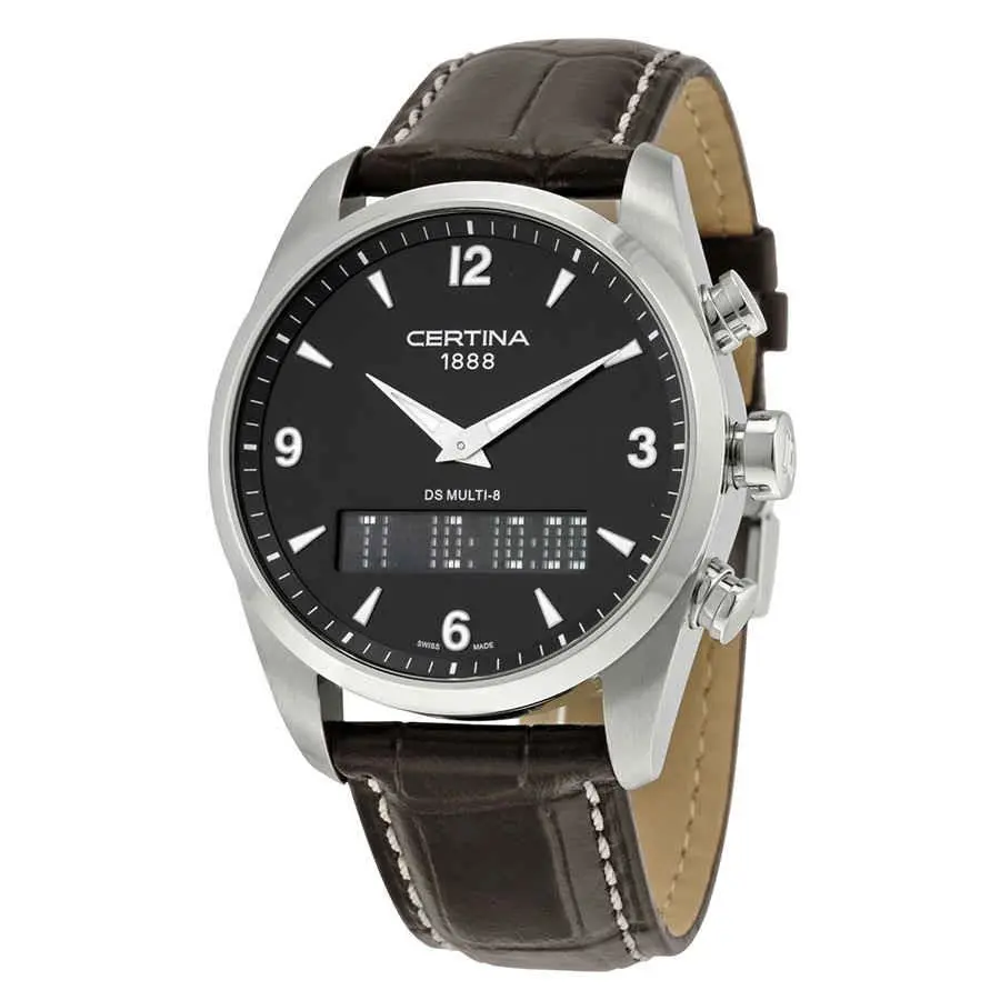 DS Multi-8 Black Dial Men`s Watch C020.419.16.057.00 by Certina