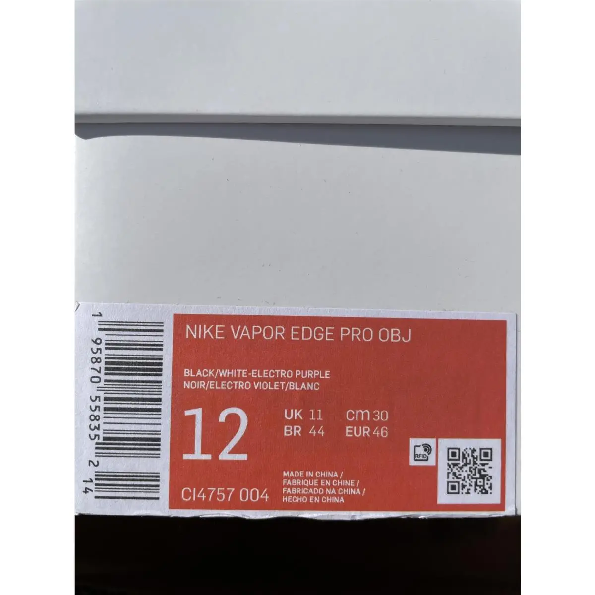 Nike shoes - Nike Vapor Edge - Vapor Edge - CI4757-004 - Multicolor (UPC: 0195870558338) 10