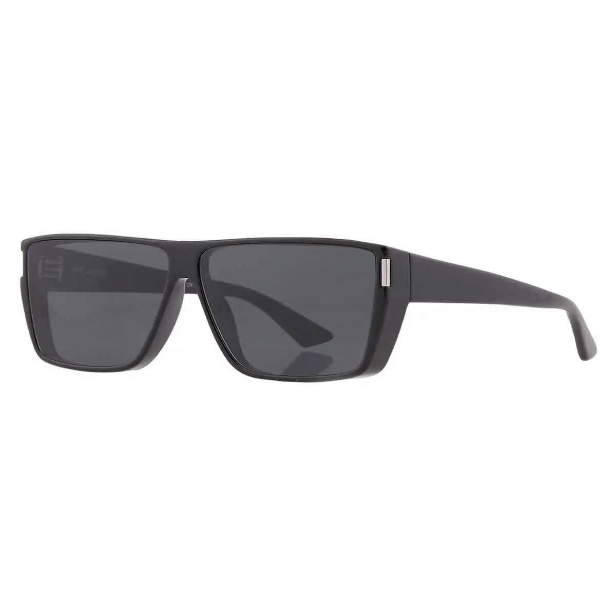 Saint Laurent Black Rectangular Unisex Sunglasses SL 757 001 64 SL 757 001 64