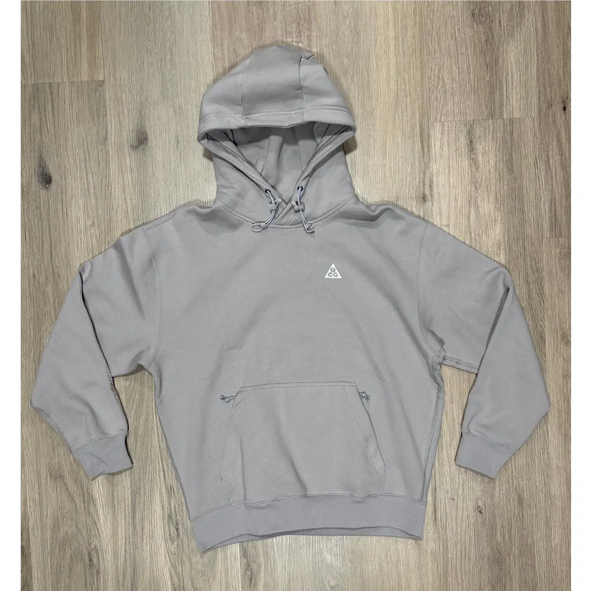 Nike Acg Tuff Fleece Pullover Hoodie College Grey DZ3392-009 Unisex Size Small