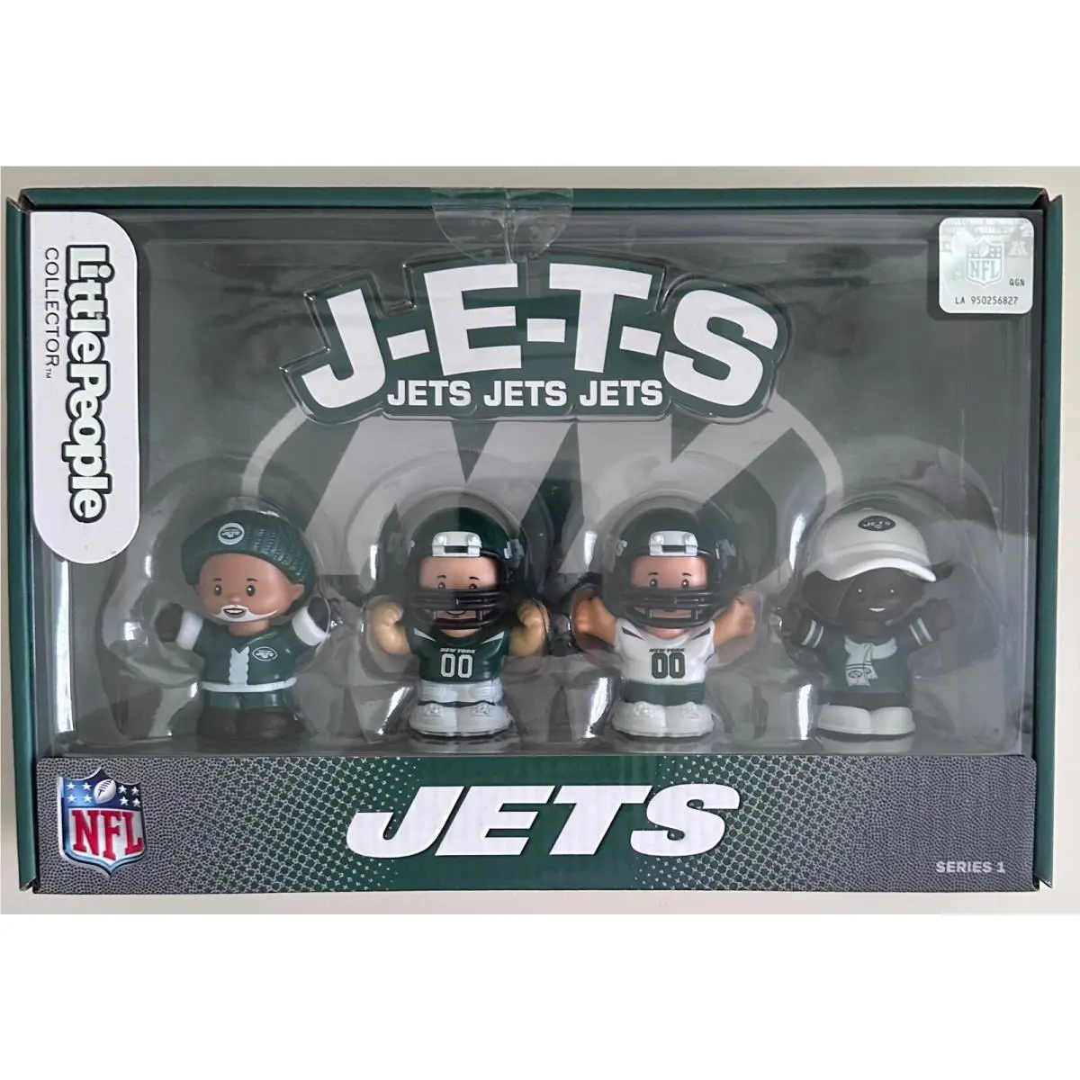 Fisher-price Little People York Jets Collector Figure 4 Pack Toy Set