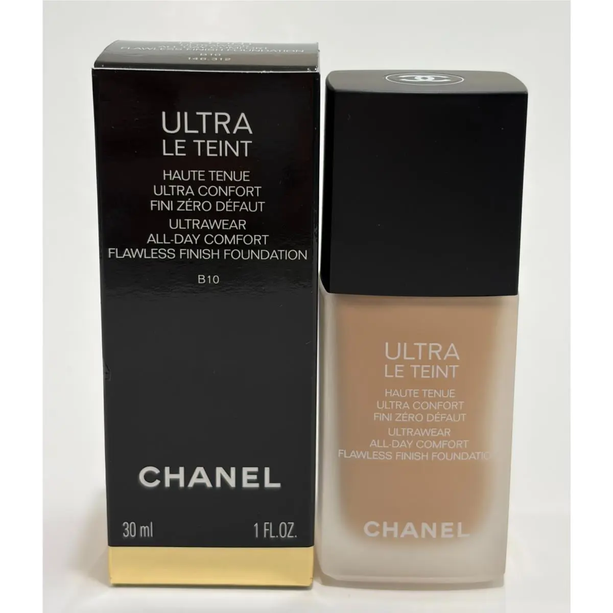Chanel Ultrawear All Day Comfort Flawless Finish Foundation B10 1 fl oz / 30 ml