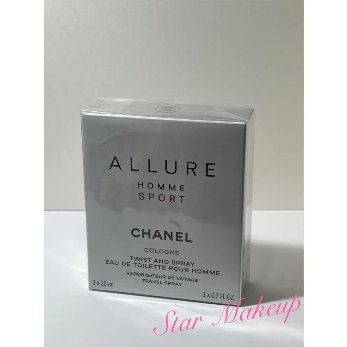 Chanel Allure Homme Sport Cologne 20ml X 3 Travel Size Spray