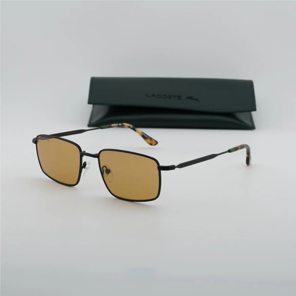 Lacoste L277S 002 Matte Black/brown 55-19-145 Sunglasses