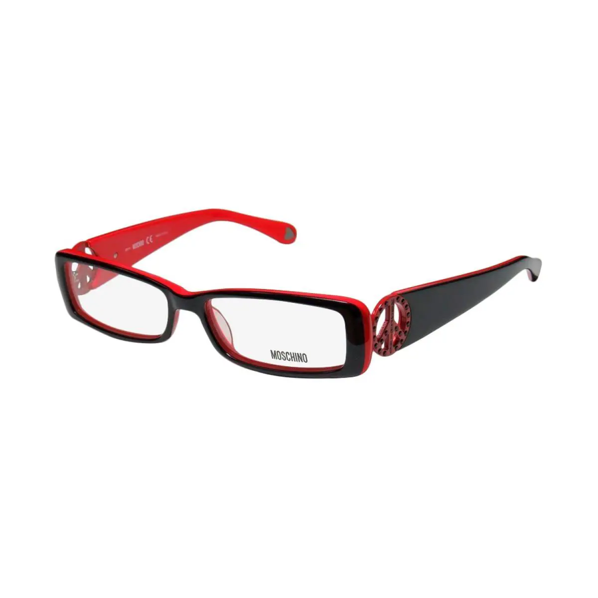 Moschino 03202 Eyewear Full-rim Womens Rectangular 53-16-135 0711 Italy