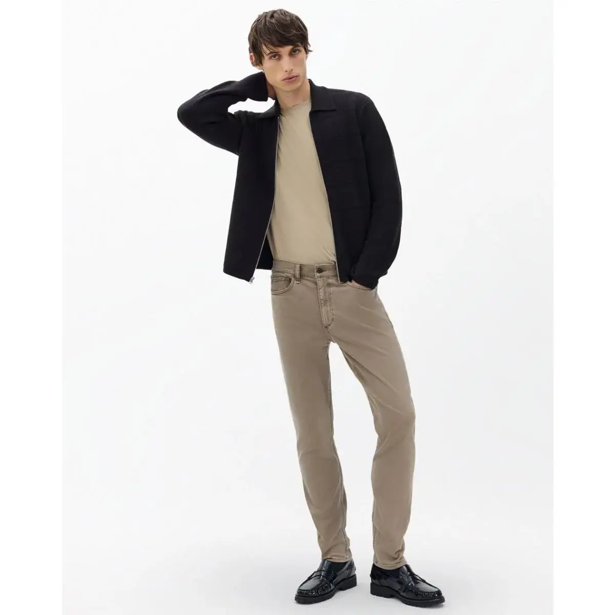 Rag Bone Fit 2 Slim Fit Aero Stretch In Dark Taupe Size: 28x32