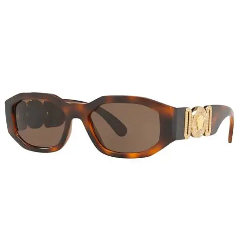 Versace VE4361-521773 Brown Havana Brown 53 mm Unisex Sunglasses