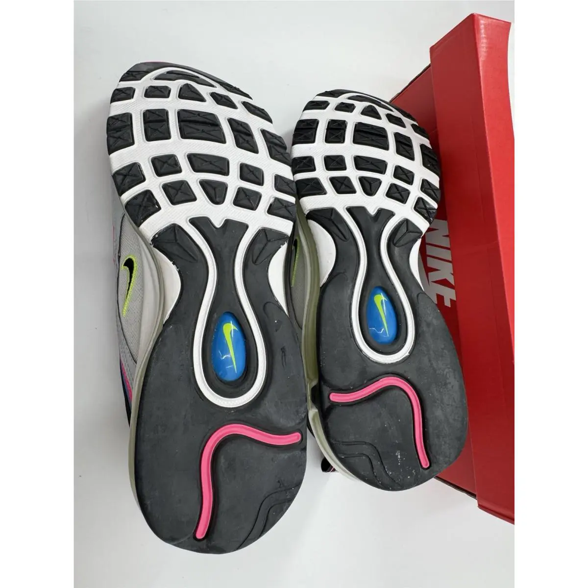 Nike shoes - Nike Air Max 97 - Air Max - DZ4392-001 - Platinum/Photo Blue/Pink/Volt 8