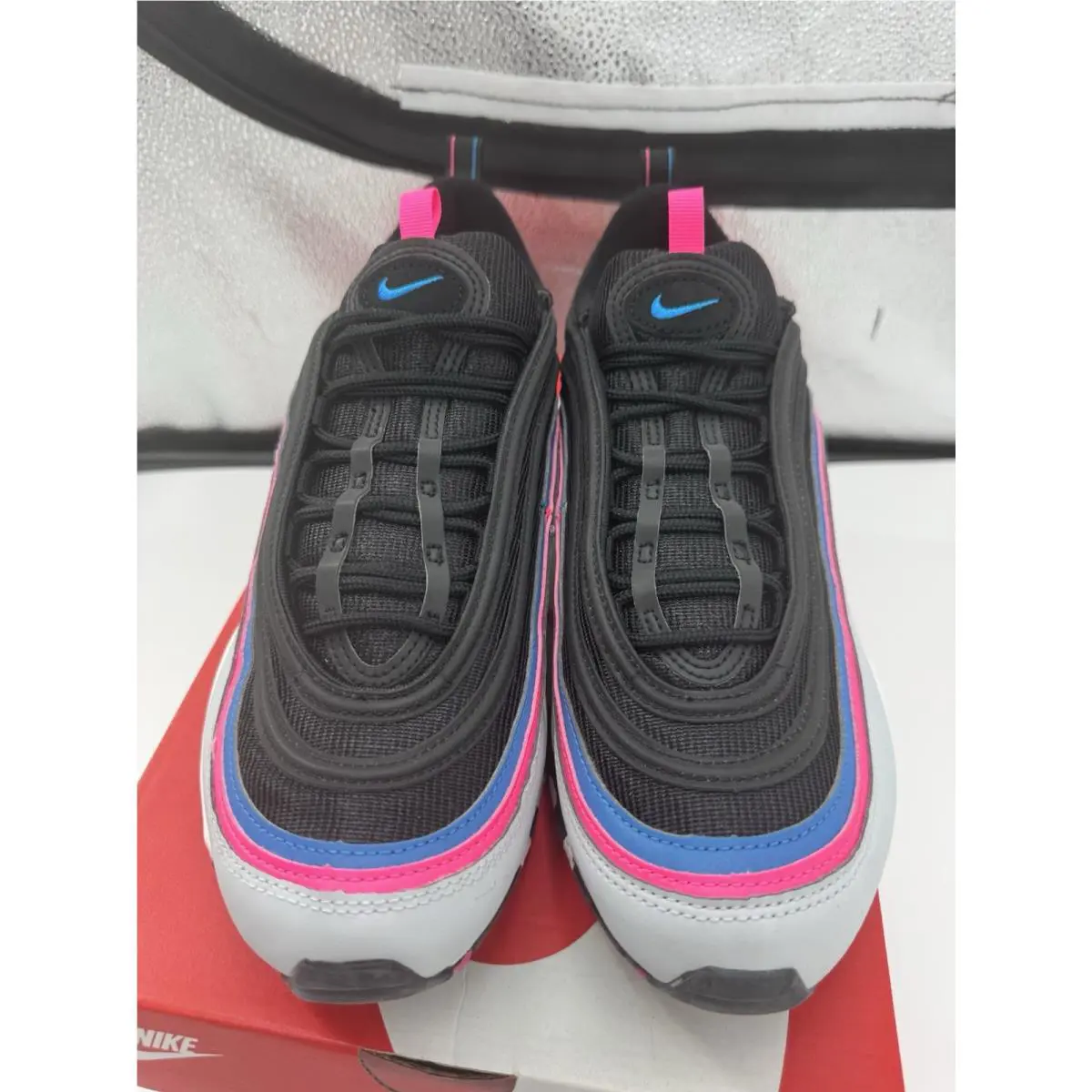 Nike shoes - Nike Air Max 97 - Air Max - DZ4392-001 - Platinum/Photo Blue/Pink/Volt 6