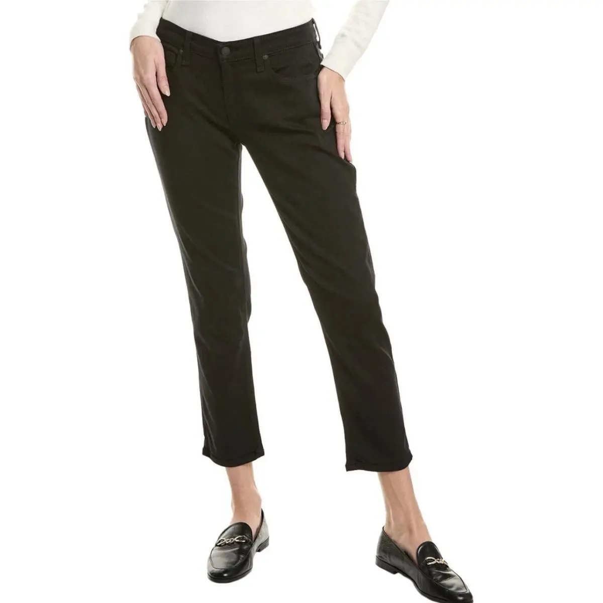Rag Bone Women`s The Dylan Low Rise Boyfriend Jeans Black 26