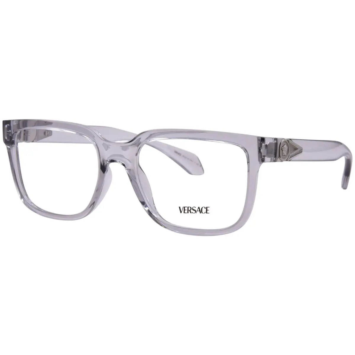 Versace VE3377U GB1 Eyeglasses Frame Men`s Black Full Rim Square Shape 55mm
