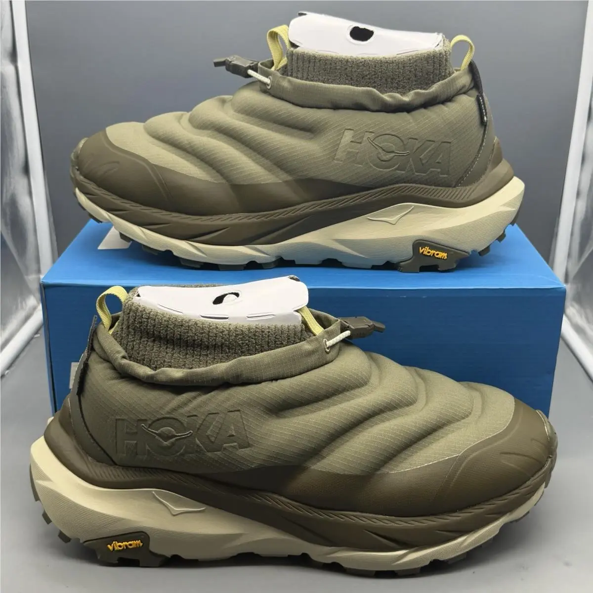 Hoka One Kaha 2 Frost Moc Gtx Mens 10 D Spruce Green Olive Winter Shoes Boots