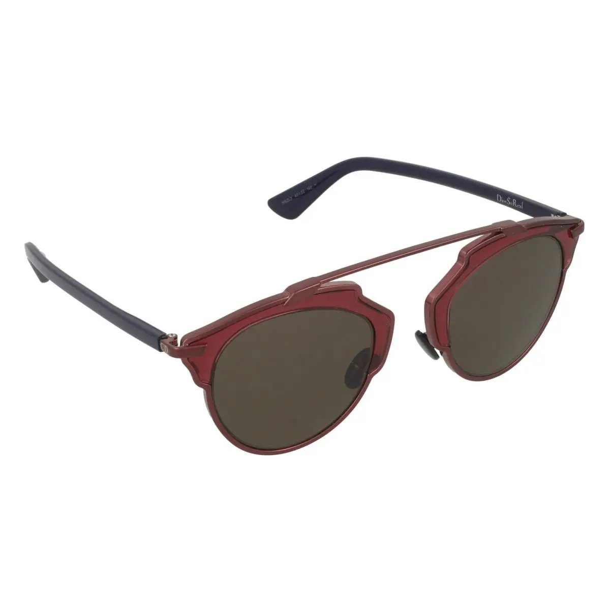 soreal NSZL3 Sunglasses 48mm Burgundy / Grey Solid Lens by Dior