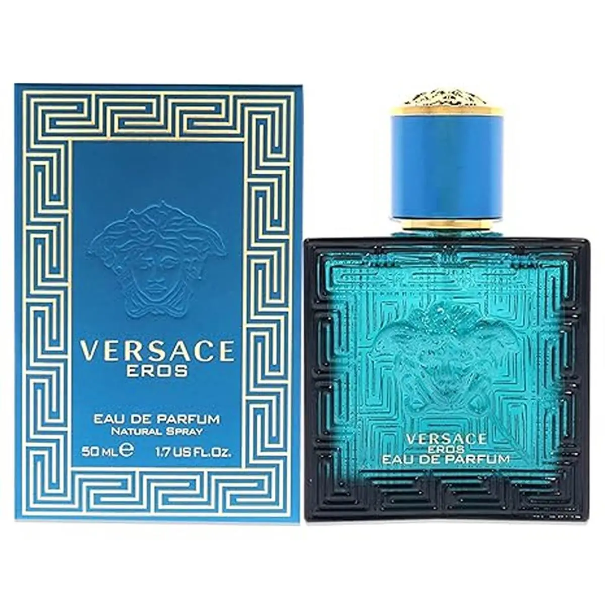 Eros Eau DE Parfum Spray For Men - 1.7 OZ/50 ML IN Box -authentic by Versace