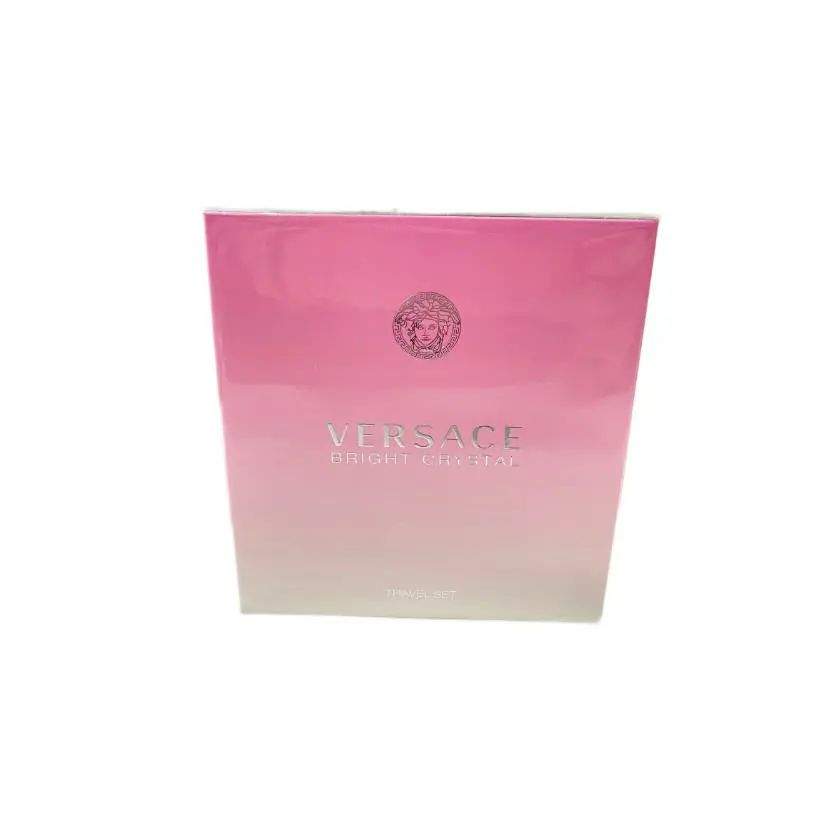 Versace Bright Crystal Travel Set 2pcs For Women : 3.0oz Edt 3.4oz B Lotion