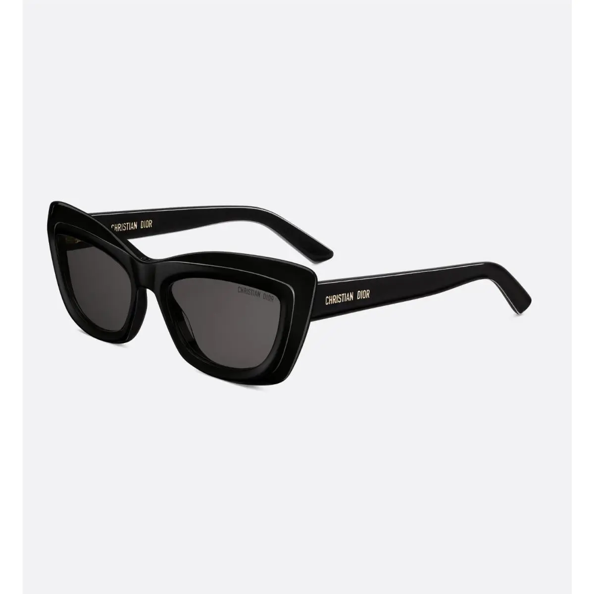 Dior Diormidnight B3I Sunglasses Black Butterfly 55mm Made in Italy