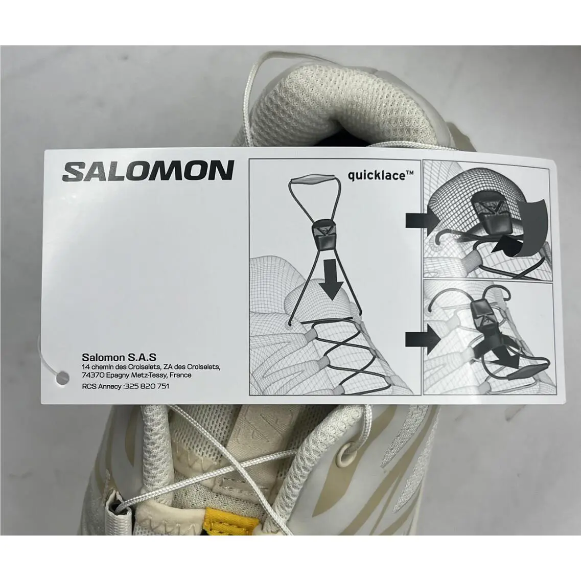 Salomon shoes - XT-6 - 474453 - VANILLA ICE/VANILLA ICE/ALMOND MILK (UPC: 195751543255) 1
