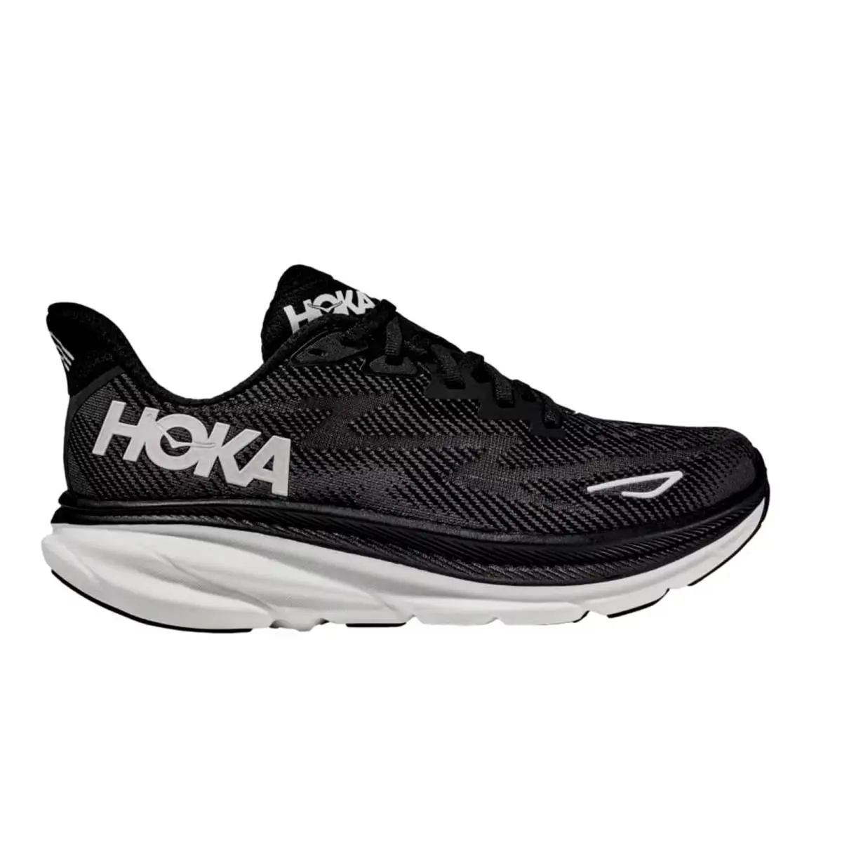 Hoka Clifton 9 Black / White 1127896-BWHT Women`s Size 5 Medium - Multicolor