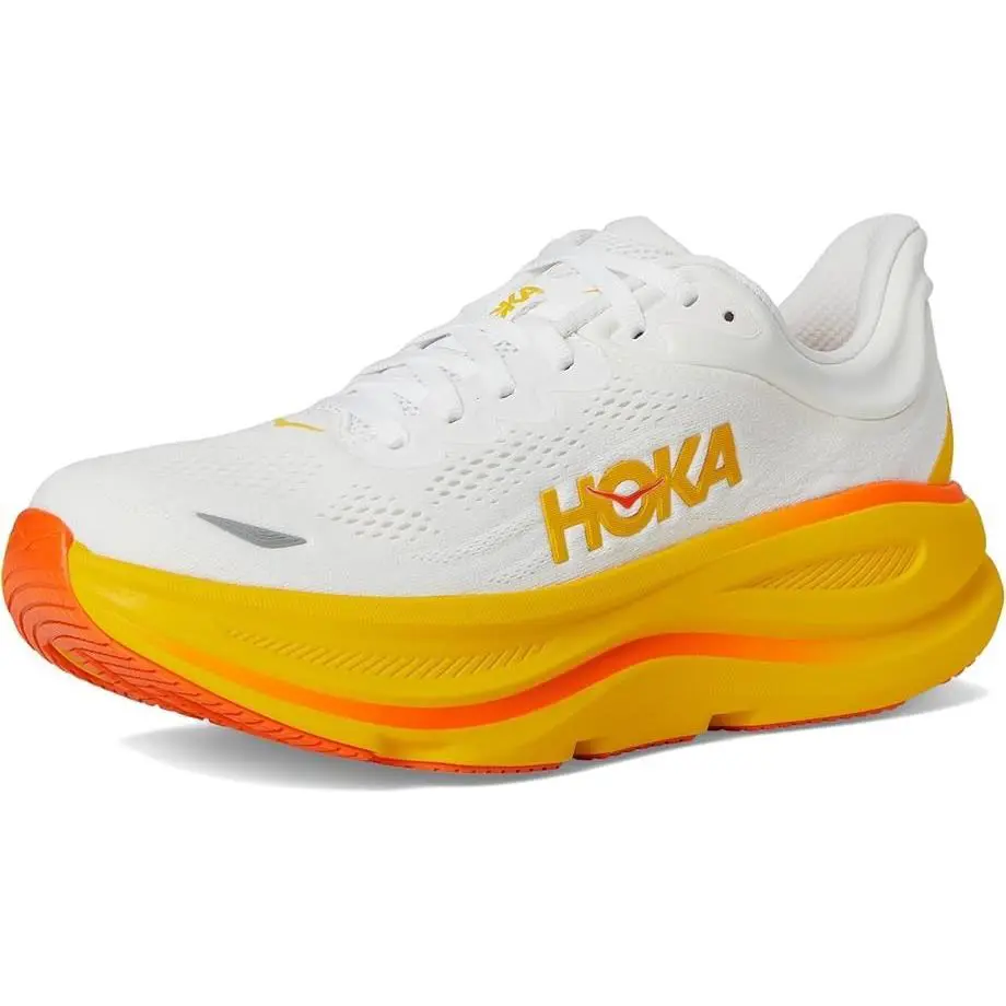 Hoka shoes - White / Sunflower 4
