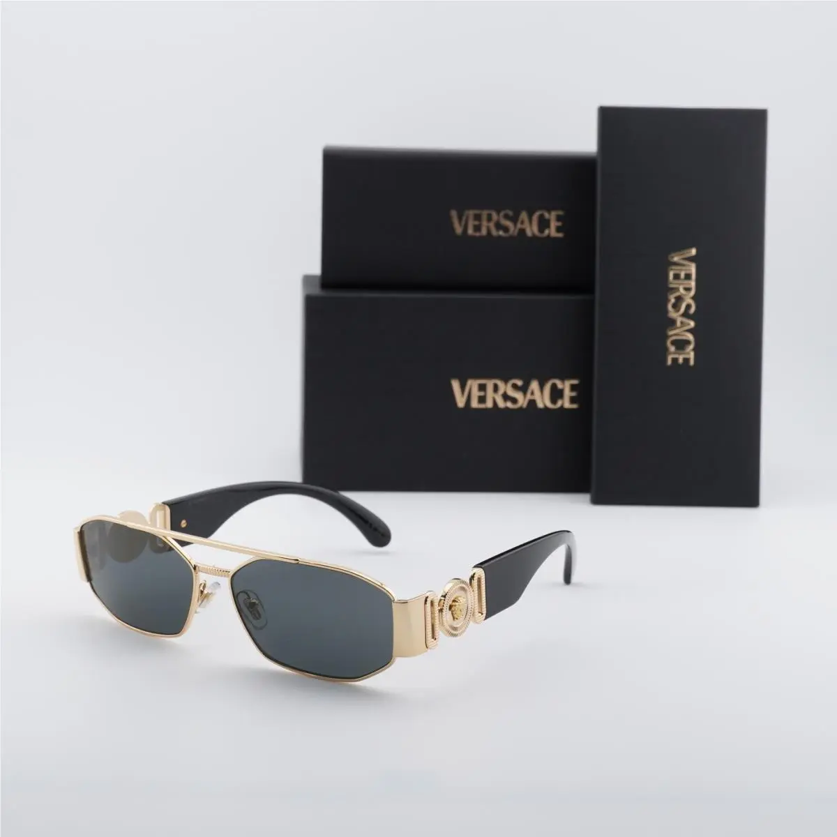 Versace VE2287 100287 Gold/grey 58-14-140 Sunglasses