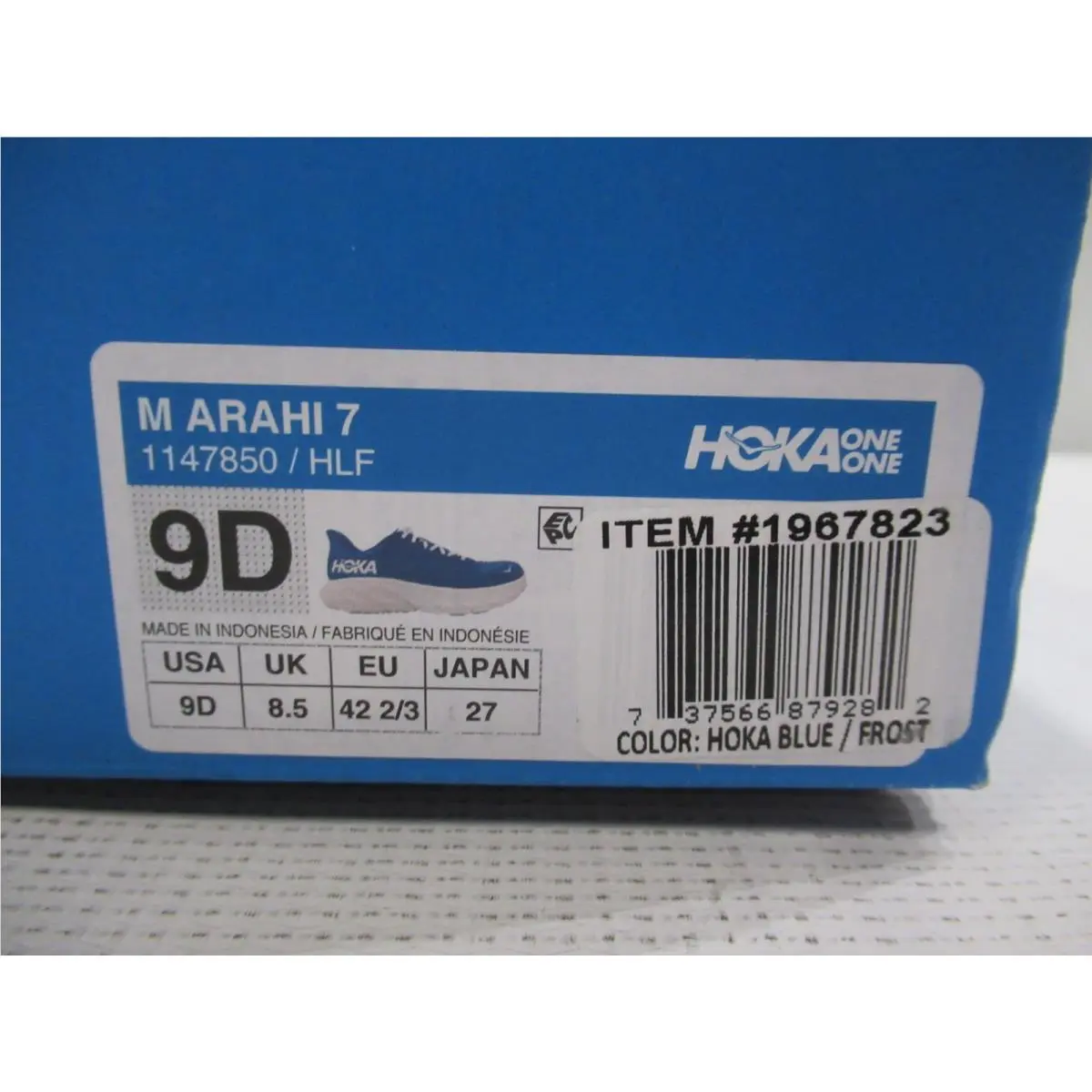 Hoka shoes - Hoka One One Arahi 7 - 1147850-HLF - Hoka Blue / Frost (HLF) (UPC: 737566879282) 5
