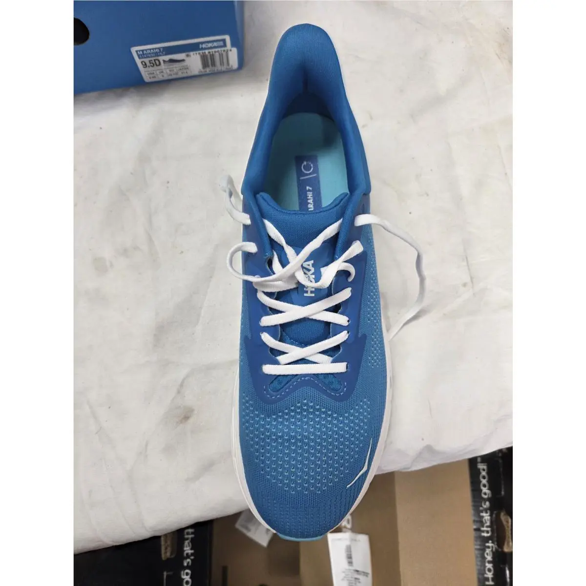 Hoka shoes - Hoka One One Arahi 7 - 1147850-HLF - Hoka Blue / Frost (HLF) (UPC: 737566879282) 10