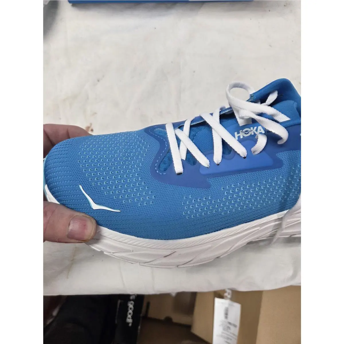 Hoka shoes - Hoka One One Arahi 7 - 1147850-HLF - Hoka Blue / Frost (HLF) (UPC: 737566879282) 7
